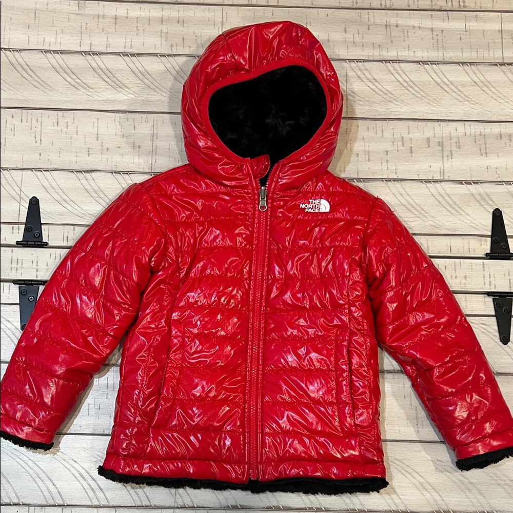 The North Face girls faux fur lined puffer coat, 5T